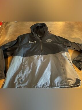 Harley-Davidson Black Jacket with White Logo